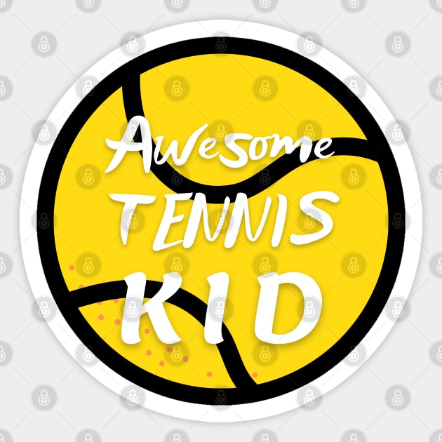 US Open Tennis Kid Tennis Ball Sticker by TopTennisMerch